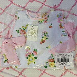 TBBC NIB Belmont Blooms Talbot Tie Side